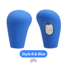 Load image into Gallery viewer, Silicone Car Case Gear Head Shift Collars Shift Knob Grips Cover Shift Lever Decoration Cover Accessories For Audi A4L A5 A6L Q5 Q7 05-16
