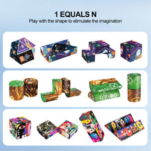 Load image into Gallery viewer, Shape Shifting Box Geometric Changeable Magic Cube 3D Decompression Hand Flip Puzzle Kids Reliever Fidget Toy
