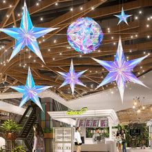Load image into Gallery viewer, Shiny Laser Party DIY Hanging Ornament Star Pendant Birthday Wedding Babyshower Festival Party Christmas Decor
