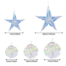 Load image into Gallery viewer, Shiny Laser Party DIY Hanging Ornament Star Pendant Birthday Wedding Babyshower Festival Party Christmas Decor
