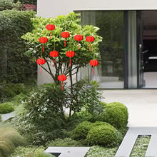 Load image into Gallery viewer, 30Pcs Small Flocking Red Lanterns DIY Mini Lucky Hanging Lantern Wedding Party Decor Chinese Spring Festival New Year Gift
