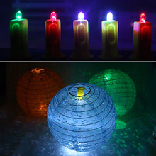 Load image into Gallery viewer, 10pcs Electronic LED Paper Lantern Wicks Lantern Balloons LED Light Wick Miniature Light for Wedding Party Festival
