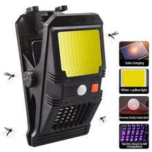 Load image into Gallery viewer, Mosquito Killer Solar Clamp Lamp Garden Waterproof Solar Lamp Anti Mosquito Solar Clip Lights PIR Motion Sensor Lamp Outdoor Garage Street Light
