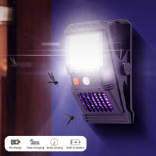 Load image into Gallery viewer, Mosquito Killer Solar Clamp Lamp Garden Waterproof Solar Lamp Anti Mosquito Solar Clip Lights PIR Motion Sensor Lamp Outdoor Garage Street Light
