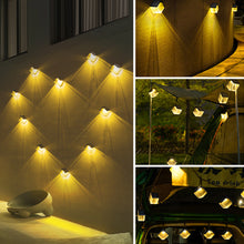 Load image into Gallery viewer, 2pcs/pack Solar Lamps Outdoor Decoration Christmas Hanging Clip Wall Lamp Ice Block Transparent Shape Porch Path Lights Solar Camping Lights
