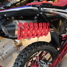 Load image into Gallery viewer, Motorcycle Exhaust Heat Shield Muffler Guard Protector Cover For 4 Stroke Honda CRF Yamaha Suzuki Kawasaki RMZ400 450 SHERCO SEFR with Clamps
