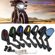 Load image into Gallery viewer, 2Pcs Foldable Motorcycle Electric Vehicle Side Mirrors Motorbike Scooters Accessories Rearview Mirror Side View Mirrors Motor
