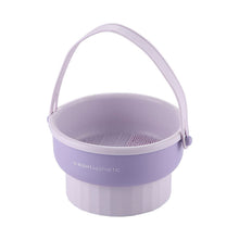 Load image into Gallery viewer, Silicone Makeup Brush Cleaner Detachable Large Capacity Storage Drying Rack Beauty Tool Cleaning Supplies
