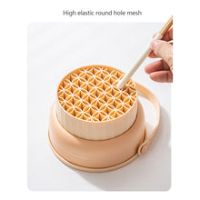 Load image into Gallery viewer, Silicone Makeup Brush Cleaner Detachable Large Capacity Storage Drying Rack Beauty Tool Cleaning Supplies
