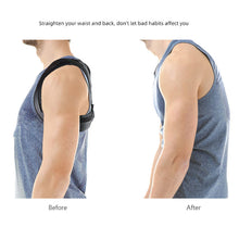 Load image into Gallery viewer, Posture Corrector Adjustable Invisible Skin Friendly Breathable Back Correction Strap Spine Back Orthopedic Braces
