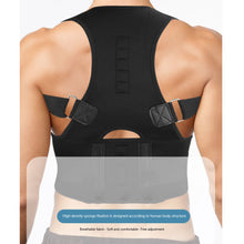 Load image into Gallery viewer, Magnetic Posture Correction Belt Breathable Back Support Strap Hunchback Adjustment Spinal Back Posture Corrector
