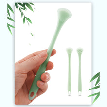 Load image into Gallery viewer, Silicone Tongue Scraping Brush Clean Oral Tongue Coating Remove Smell Double Sided Tongue Cleaning Brush Oral Health Care
