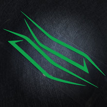 Load image into Gallery viewer, 4Pcs Motorcycle Front Head Body Strip Style Stickers Reflective Pull Flower Waterproof Decal for Kawasaki Ninja NINJA400 H2 H2SX
