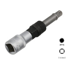 Load image into Gallery viewer, T50/M10 33 Teeth Tool Alternator Pulley Center Bolt Remover Socket Alternator Pulley Socket Drill Bit Wrench Tool
