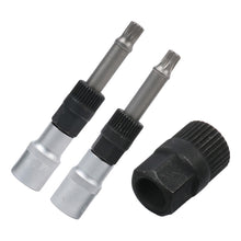 Load image into Gallery viewer, T50/M10 33 Teeth Tool Alternator Pulley Center Bolt Remover Socket Alternator Pulley Socket Drill Bit Wrench Tool
