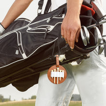 Load image into Gallery viewer, 1PC Golf Tee Double-Sided Insert Bag Outdoor PU Leather Waist Hanging Portable Golf Accessories Storage Packbag
