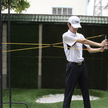 Load image into Gallery viewer, Golf Multi-Function Trainer Stable Swing Posture Training Core Strength Portable Latex Tension Rope Fitness Equipment
