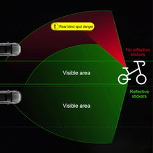 Load image into Gallery viewer, Mountain Bike Rainbow Cool Highlight Reflective Stickers Balance Bike Motorcycle Noctilucence Safety Warning Stickers Bicycle Tire Ornaments
