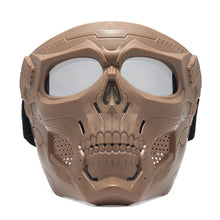 Load image into Gallery viewer, Skull Windproof Dust-Proof Riding Goggles Outdoor Shooting Impact Resistance Splash-Proof Mask Motorcycle Harley Helmet Off-Road Tactical Riding Mask
