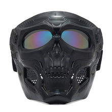 Load image into Gallery viewer, Skull Windproof Dust-Proof Riding Goggles Outdoor Shooting Impact Resistance Splash-Proof Mask Motorcycle Harley Helmet Off-Road Tactical Riding Mask

