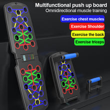 Load image into Gallery viewer, Home Multi-Function Push-Up Training Board Foldable Indoor Abdominal Strengthening Device Men Chest Muscle Abdominal Muscle Arm Training Bracket

