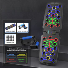 Load image into Gallery viewer, Home Multi-Function Push-Up Training Board Foldable Indoor Abdominal Strengthening Device Men Chest Muscle Abdominal Muscle Arm Training Bracket
