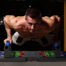 Load image into Gallery viewer, Home Multi-Function Push-Up Training Board Foldable Indoor Abdominal Strengthening Device Men Chest Muscle Abdominal Muscle Arm Training Bracket
