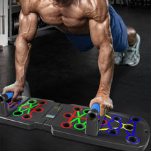Load image into Gallery viewer, Home Multi-Function Push-Up Training Board Foldable Indoor Abdominal Strengthening Device Men Chest Muscle Abdominal Muscle Arm Training Bracket
