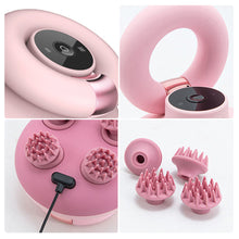 Load image into Gallery viewer, Multifunctional Head Massager Portable Home Electric Eight-Prong Massager Rechargeable Scalp Relaxer Pet Stroker
