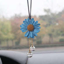 Load image into Gallery viewer, Car Interior Decoration Plaster Fragrance Daisy Auto Rearview Mirror Pendant Little Daisy Decoration Accessories

