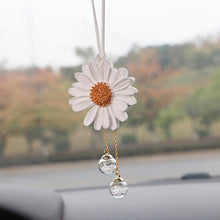 Load image into Gallery viewer, Car Interior Decoration Plaster Fragrance Daisy Auto Rearview Mirror Pendant Little Daisy Decoration Accessories
