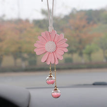 Load image into Gallery viewer, Car Interior Decoration Plaster Fragrance Daisy Auto Rearview Mirror Pendant Little Daisy Decoration Accessories
