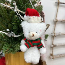 Load image into Gallery viewer, Plush Christmas Scarf Bear Gift Box Decoration Couple Bear Doll 15cm Xmas Stuffed Bear Toys Gifts Bouquet Decoration Bear Toys
