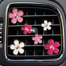 Load image into Gallery viewer, 6Pcs/Set Car Outlet Vent Perfume Clips Freshener Air Conditioning Aromatherapy Small Daisy Interior Decoration Supplies
