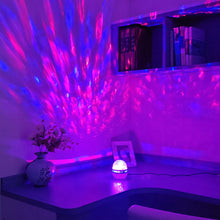 Load image into Gallery viewer, Car Multifunction LED Light Projection Night Light Starry Sky Bedside Atmosphere Lamp Rotating Stage Light Projector Lamp
