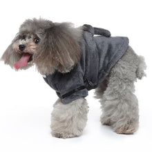 Load image into Gallery viewer, Pet Dog Cat Bathrobe Drying Coat Clothes Thickened Absorbent Dog Hooded Towel Puppy Shower Gown Pet Nightwear Accessories
