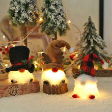 Load image into Gallery viewer, Glowing Gnome Christmas Decorations Faceless Dolls Christmas Decoration for Home Christmas Ornaments Navidad New Year 2024
