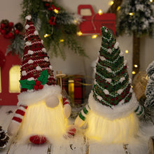 Load image into Gallery viewer, Glowing Gnome Christmas Decorations Faceless Dolls Christmas Decoration for Home Christmas Ornaments Navidad New Year 2024
