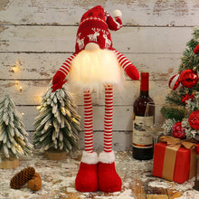 Load image into Gallery viewer, Telescopic Striped Pants Rudolph Gnome Christmas Faceless Doll Merry Christmas Decor Xmas Navidad Natal New Year 2024 Gift
