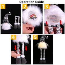 Load image into Gallery viewer, Telescopic Striped Pants Rudolph Gnome Christmas Faceless Doll Merry Christmas Decor Xmas Navidad Natal New Year 2024 Gift
