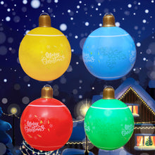 Load image into Gallery viewer, 18inch Outdoor Christmas Inflatable Decorated Ball PVC Giant Large Balls Xmas Tree Decorations Toy Ball Without Light
