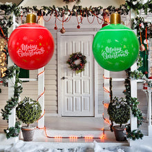 Load image into Gallery viewer, 18inch Outdoor Christmas Inflatable Decorated Ball PVC Giant Large Balls Xmas Tree Decorations Toy Ball Without Light
