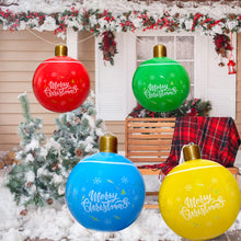 Load image into Gallery viewer, 18inch Outdoor Christmas Inflatable Decorated Ball PVC Giant Large Balls Xmas Tree Decorations Toy Ball Without Light
