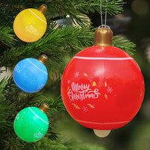 Load image into Gallery viewer, 18inch Outdoor Christmas Inflatable Decorated Ball PVC Giant Large Balls Xmas Tree Decorations Toy Ball Without Light
