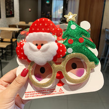 Load image into Gallery viewer, Christmas Glasses Glitter Decorative Glasses Kid Xmax Party Costume Eyeglasses Photo Props Christmas Decoration 2024 Navidad Gift

