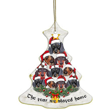 Load image into Gallery viewer, 2024 New Year Christmas Ornament Wooden Hanging Pendants Star Xmas Tree Bell Christmas Tree Decorations For Home Navidad

