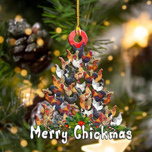 Load image into Gallery viewer, 2024 New Year Christmas Ornament Wooden Hanging Pendants Star Xmas Tree Bell Christmas Tree Decorations For Home Navidad
