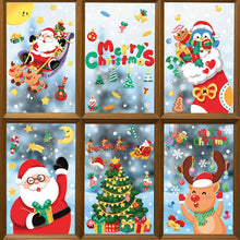 Load image into Gallery viewer, Merry Christmas Wall Stickers Window Glass Stickers Christmas Decorations For Home Christmas Ornaments Removable
