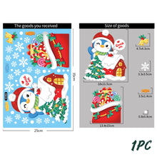 Load image into Gallery viewer, Merry Christmas Wall Stickers Window Glass Stickers Christmas Decorations For Home Christmas Ornaments Removable
