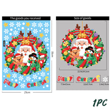 Load image into Gallery viewer, Merry Christmas Wall Stickers Window Glass Stickers Christmas Decorations For Home Christmas Ornaments Removable
